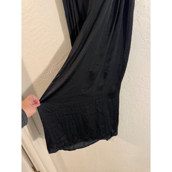 Soft Surroundings Black Perfect Palazzo Wide Leg Scandi Girl Pants - Picture 5 of 14
